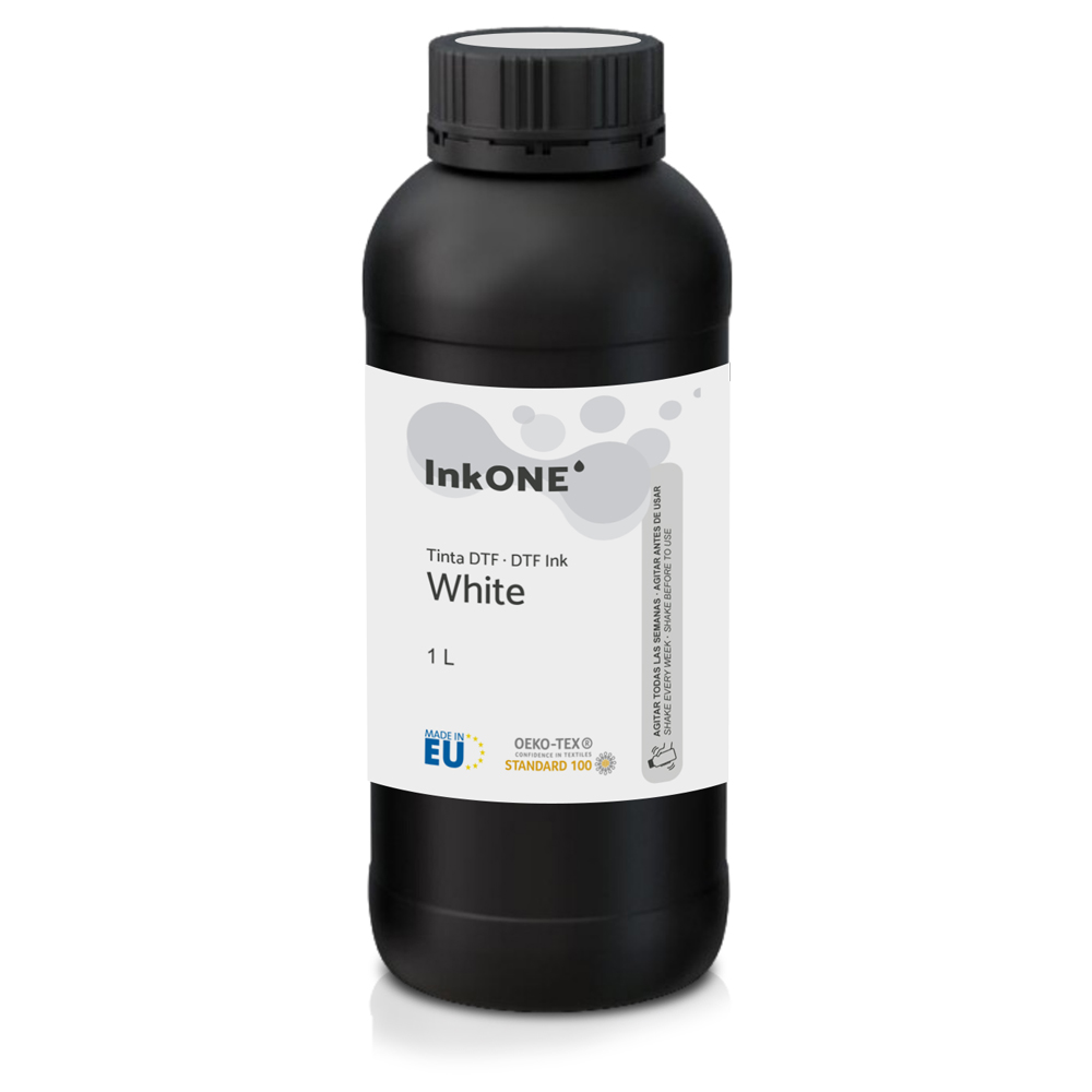 Tinta Blanca DTF InkOne estándar fabricada en la Unión Europea