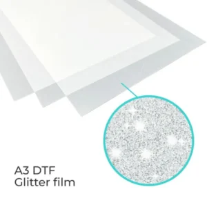 Film DTF Glitter InkOne A3 despegue en frío acabado brillante