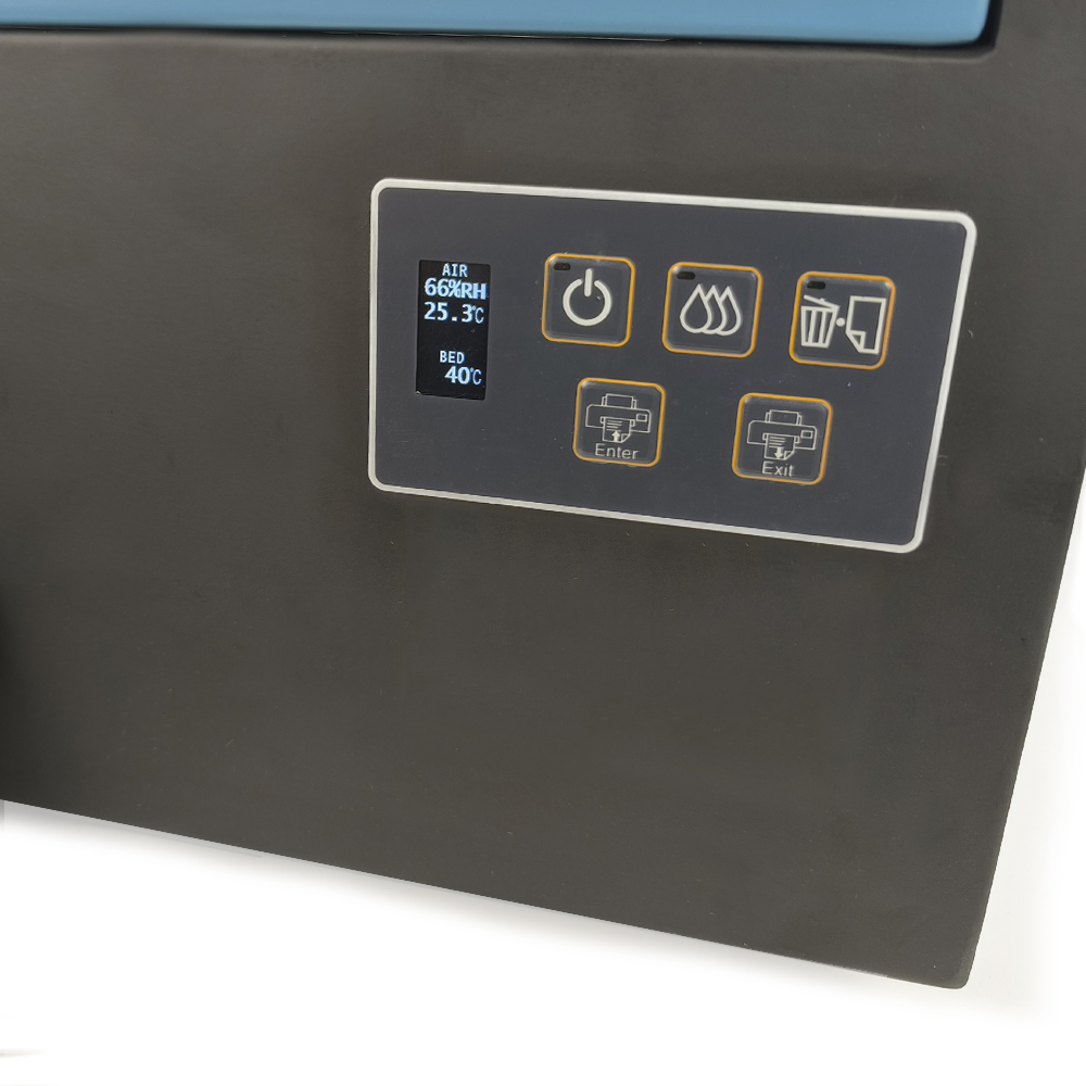 impresora dtf InkOne DS1 vista botones