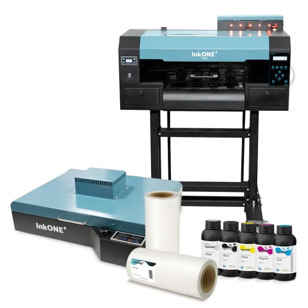 impresora dtf 35 cm InkOne DM4 con horno plano doble cabezal