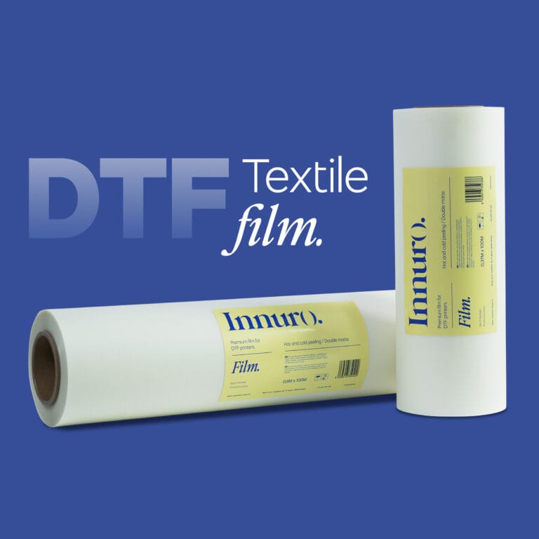 Film DTF INNURO Profesional – Despegue en caliente