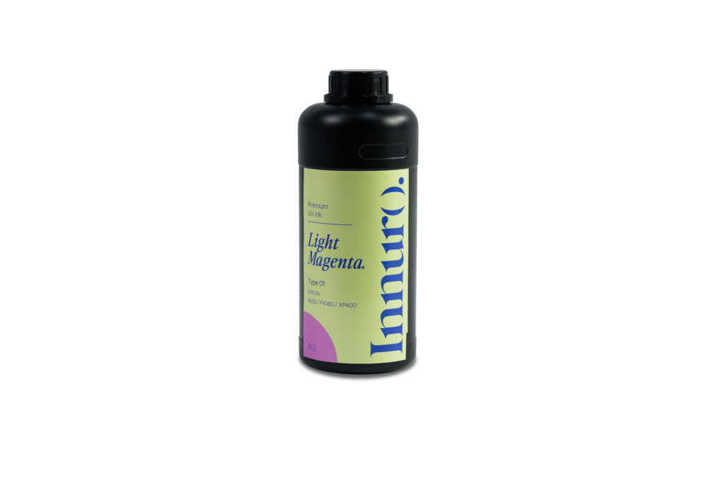 tinta uv dtf fluor innuro 1 kg magenta light