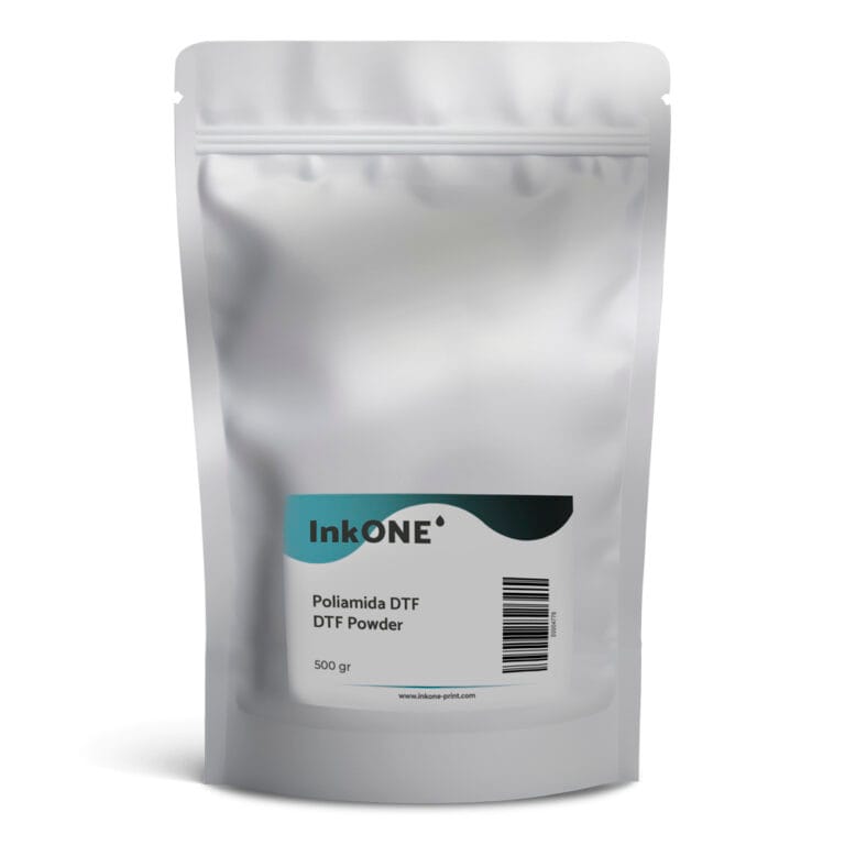 Polvo DTF de poliuretano (PU) blanco InkOne | Adhesivo DTF profesional