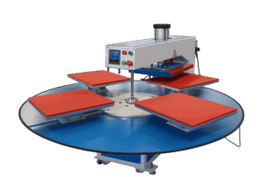 Plancha transfer neumática carrusel 4 platos Hatapress DMN4050-4 40x50