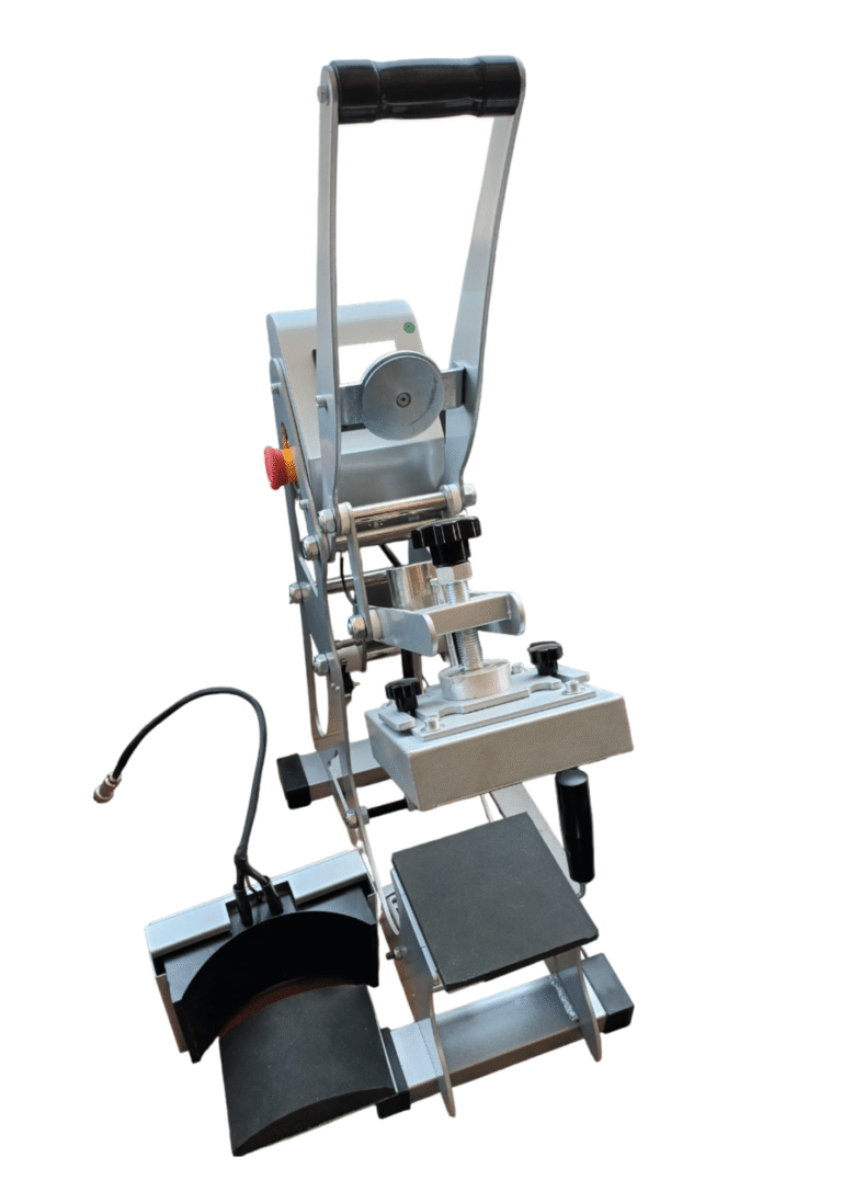 Plancha transfer electromagnética para gorras y logos Hatapress DC12
