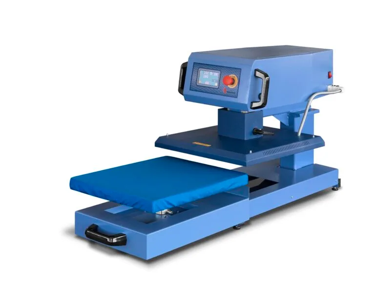 Plancha transfer eléctrica profesional sin compresor