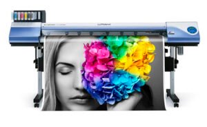 Roland VersaCAMM VS-640i 162 cm ocasión plotter ecosolvente impresión y corte