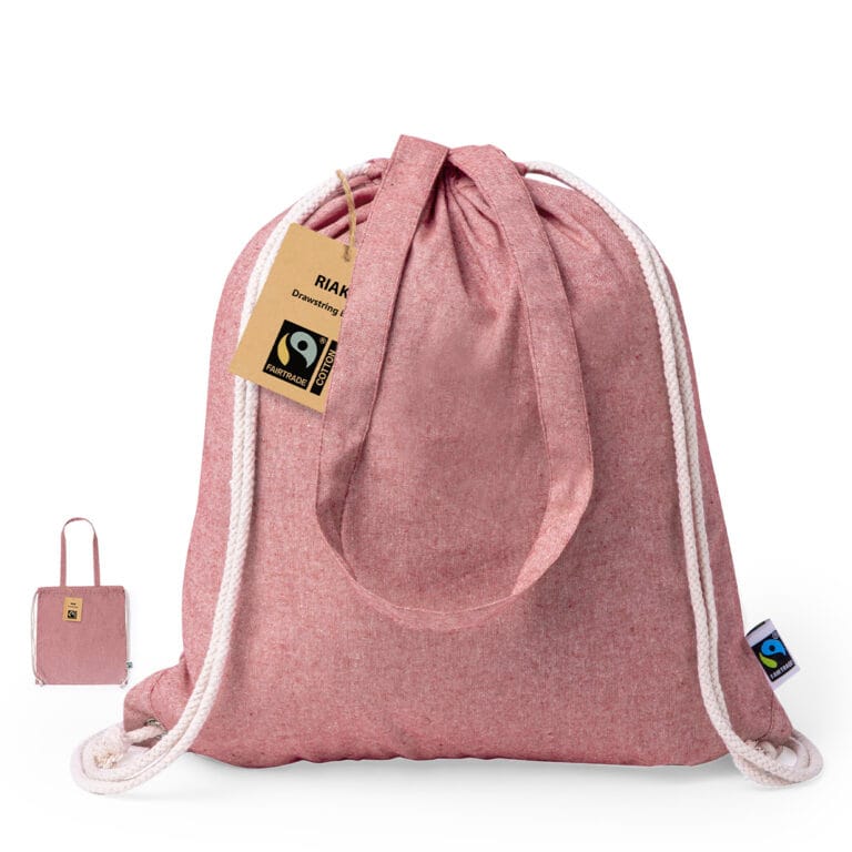 Bolsa Mochila Riak Fairtrade para personalizar