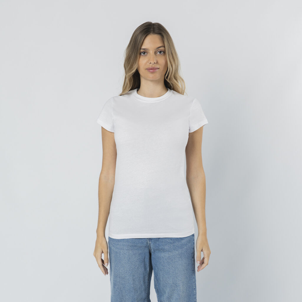 Camiseta Mujer Blanca Seiyo para personalizar