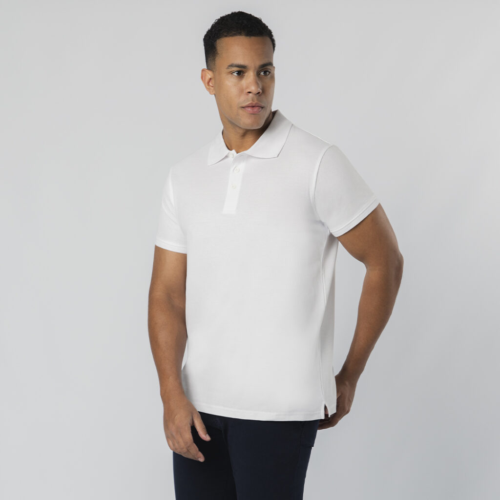 Polo Adulto Blanco Chaplin para personalizar