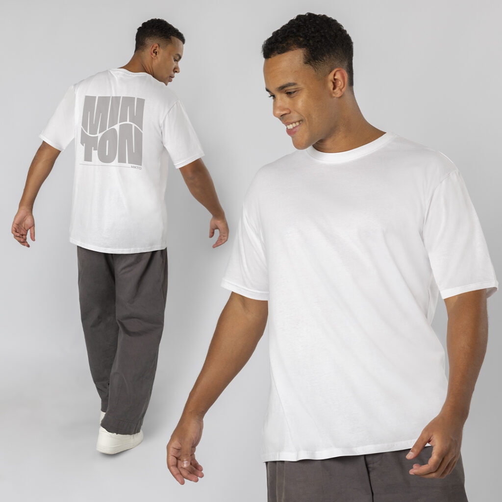 Camiseta Adulto Oversize Minton para personalizar