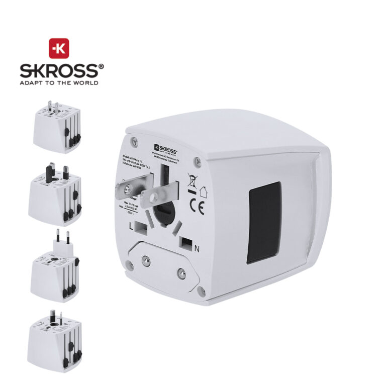 Adaptador Viaje Universal Skross MUV MICRO para personalizar