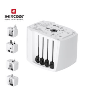 Adaptador Viaje Universal Skross MUV USB 30W PD para personalizar