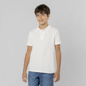 Polo Niño Blanco Charles para personalizar