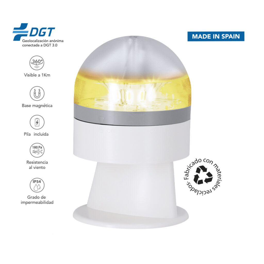 Luz Emergencia V16 Geolocalizada Busby para personalizar