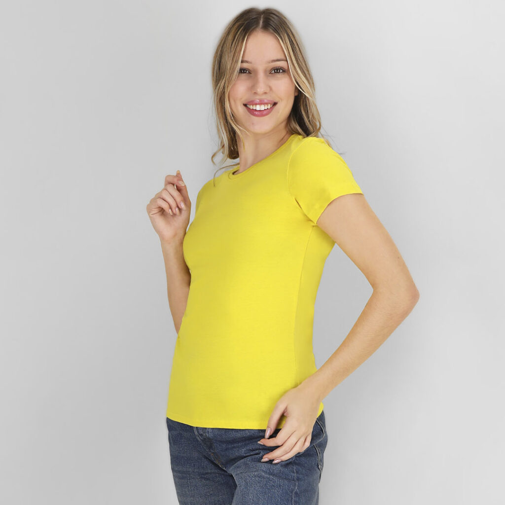 Camiseta Mujer Color "keya" WCS150 para personalizar