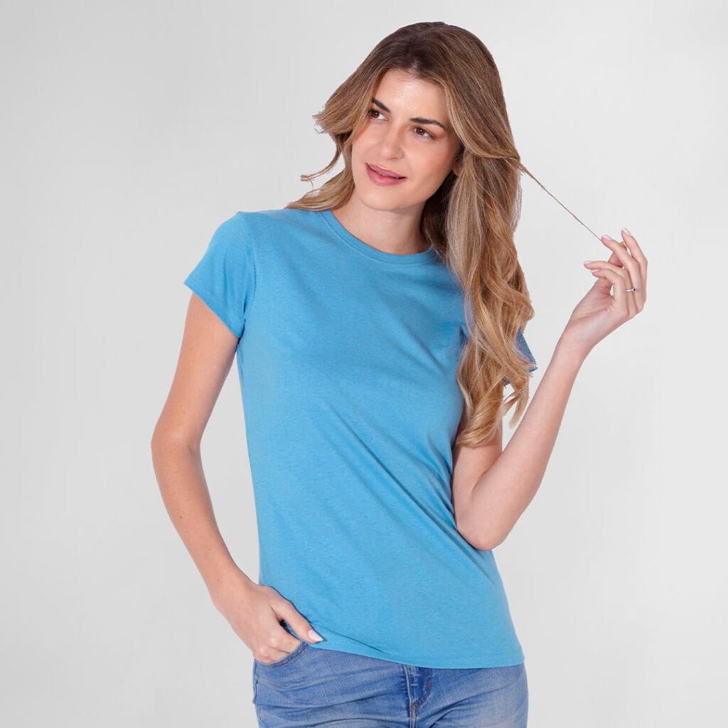 Camiseta Mujer Color “keya” WCS180 para personalizar