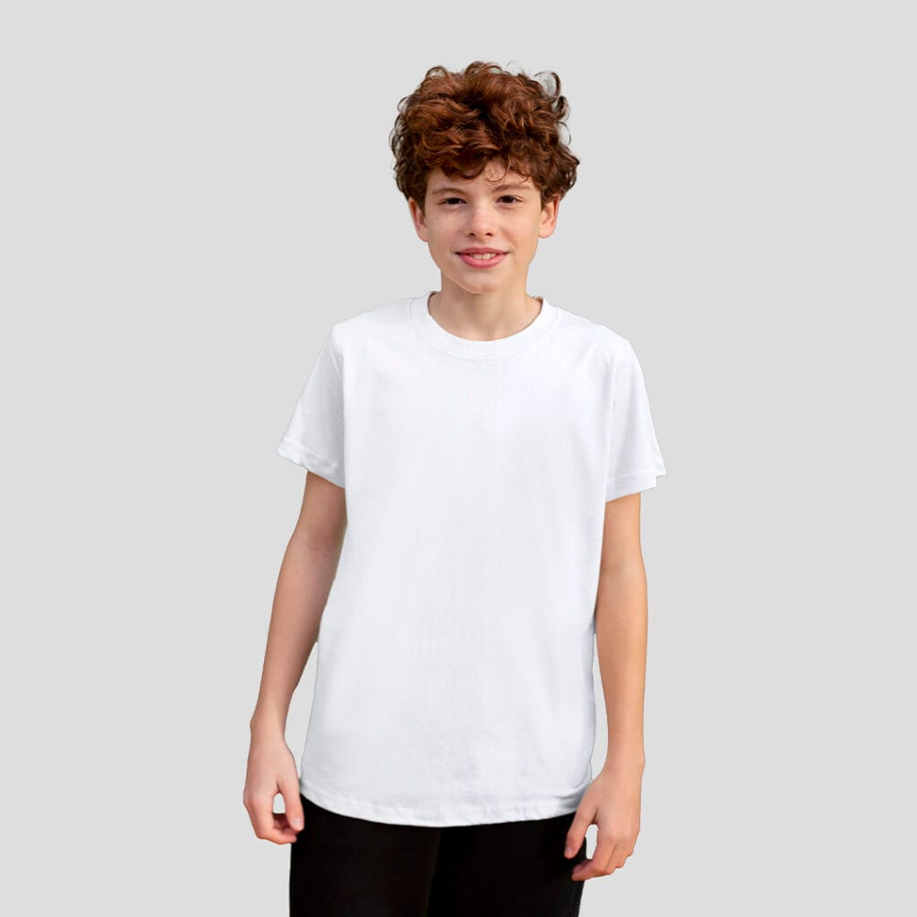 Camiseta Niño Blanca “keya” YC150 para personalizar