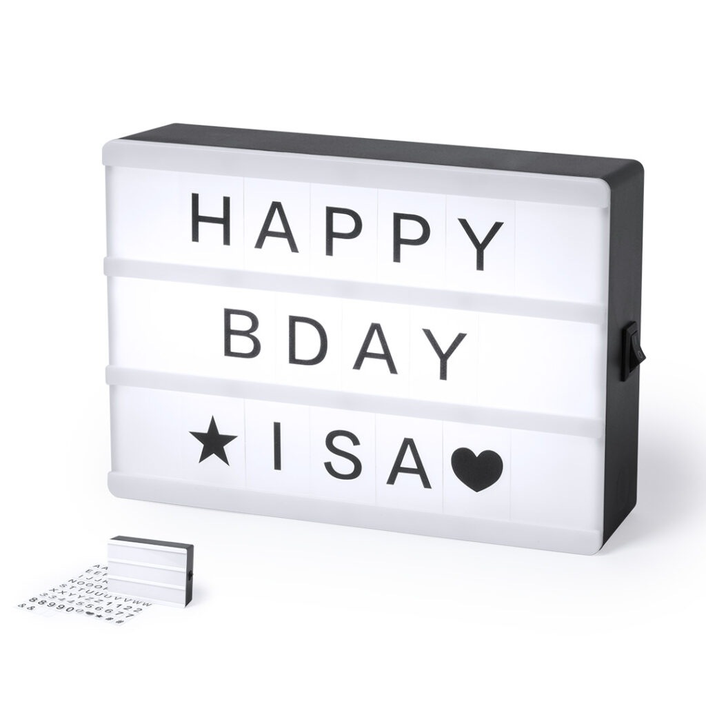 Caja Luz Cinemax para personalizar