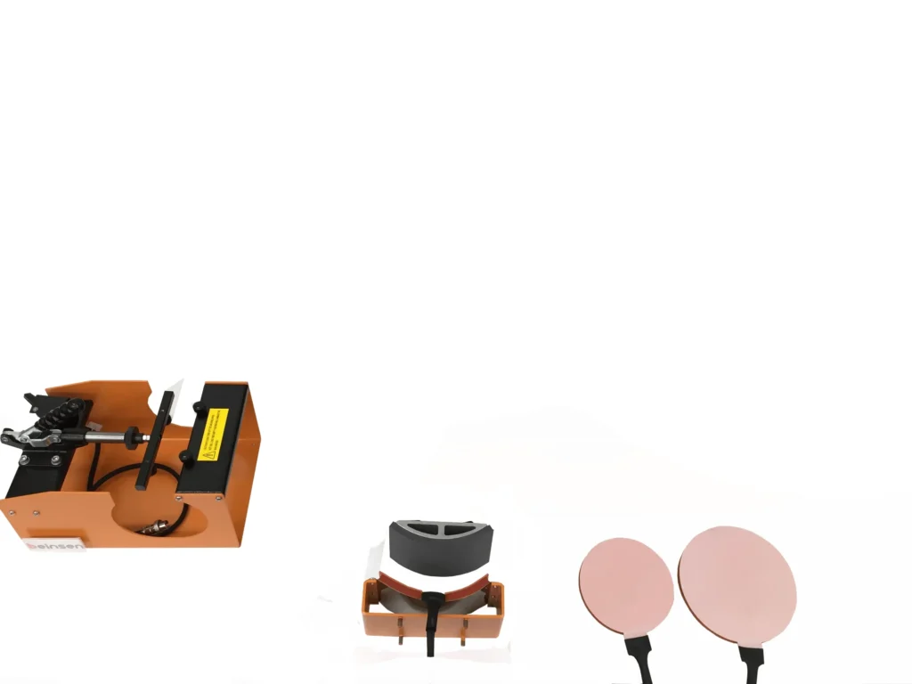 Composición de accesorios del combo Beinsen Jamaica: base, resistencia de gorras y resistencias de platos cerámicos