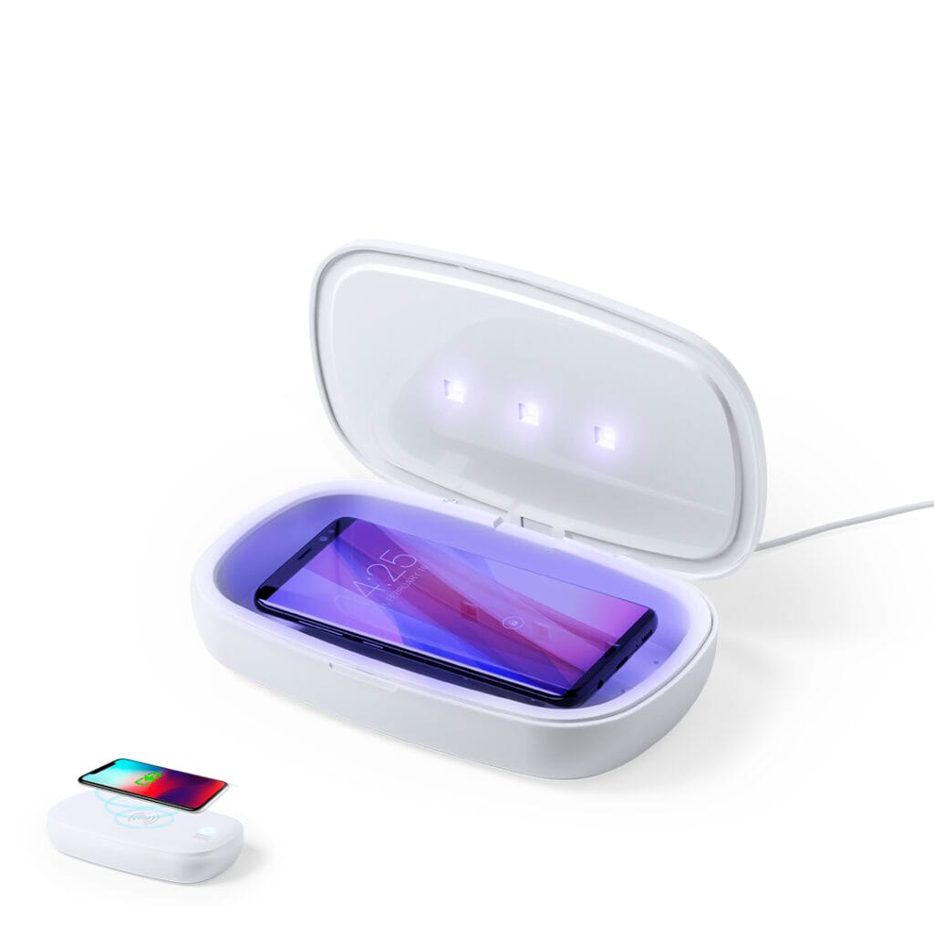 Caja Esterilizadora UV Cargador Halby para personalizar
