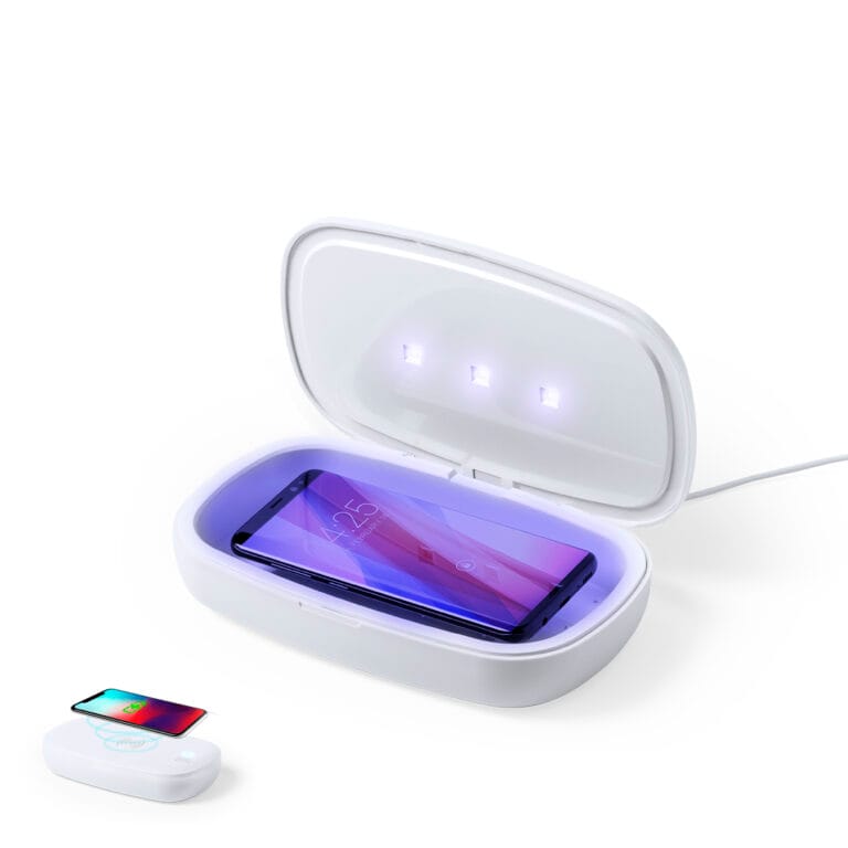 Caja Esterilizadora UV Cargador Halby para personalizar