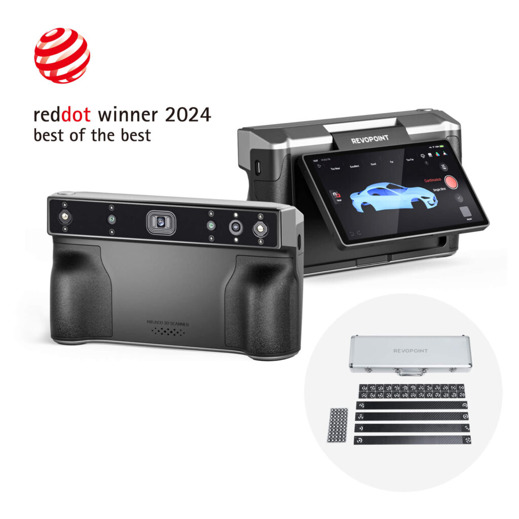 Revopoint Miraco Plus — Escáner 3D autónomo con fotogrametría