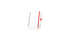 Vista 360° de Libreta Ciara para personalizar