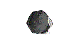Vista 360° de Parasol Sertark para personalizar