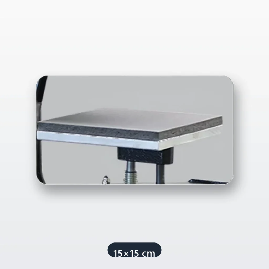 Plato base plano 15×15 cm para plancha Beinsen Obrei
