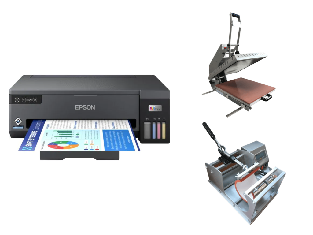 Kit Sublimación A3 Combo — ET-14100 + Plana 38×38 + Plancha de tazas
