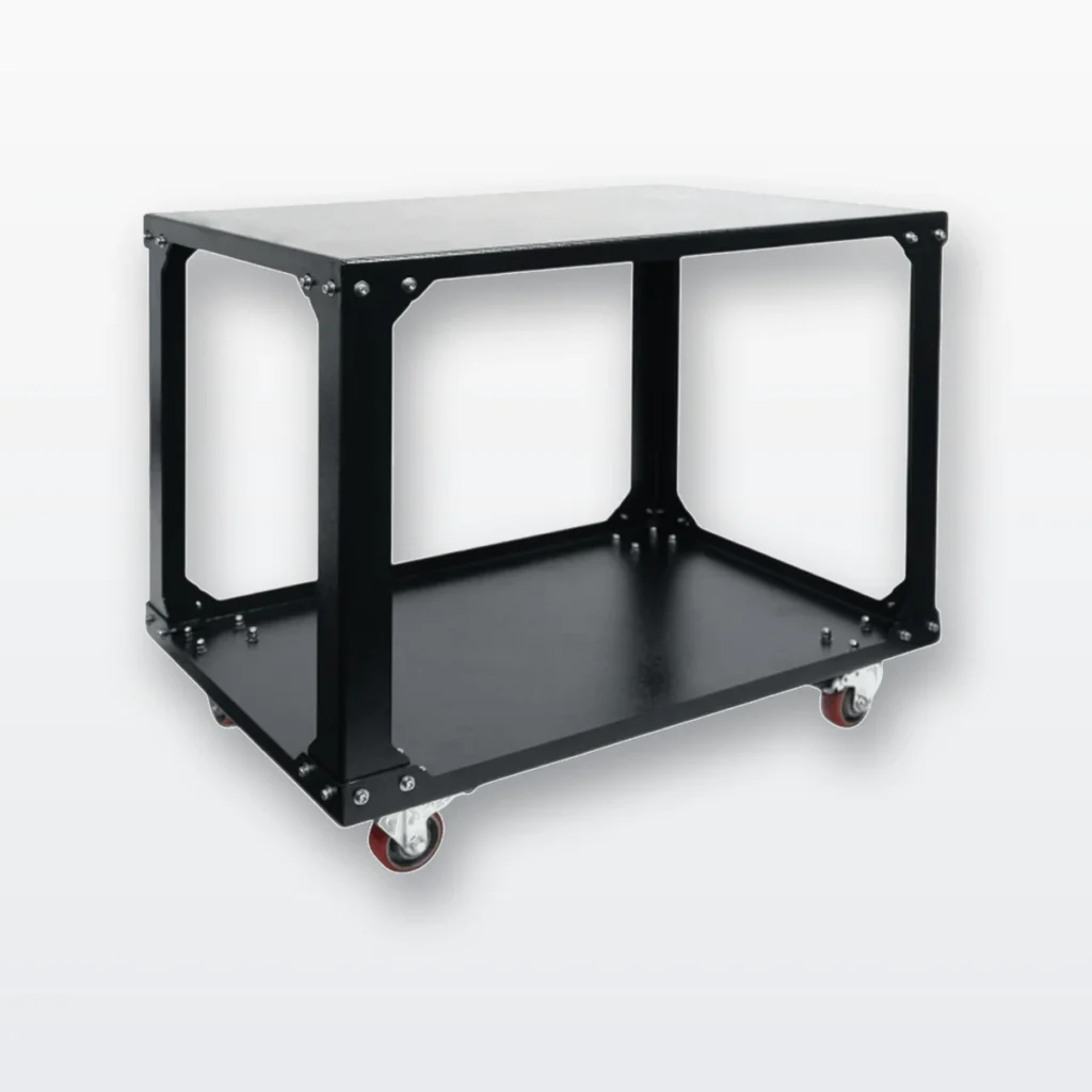 Mesa universal grande con ruedas para plancha térmica