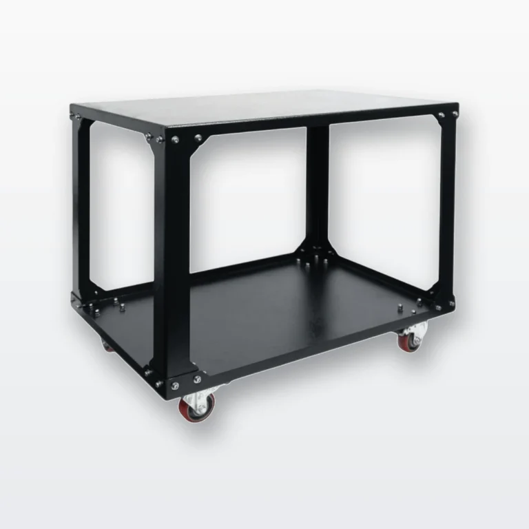 Mesa universal grande con ruedas para plancha térmica