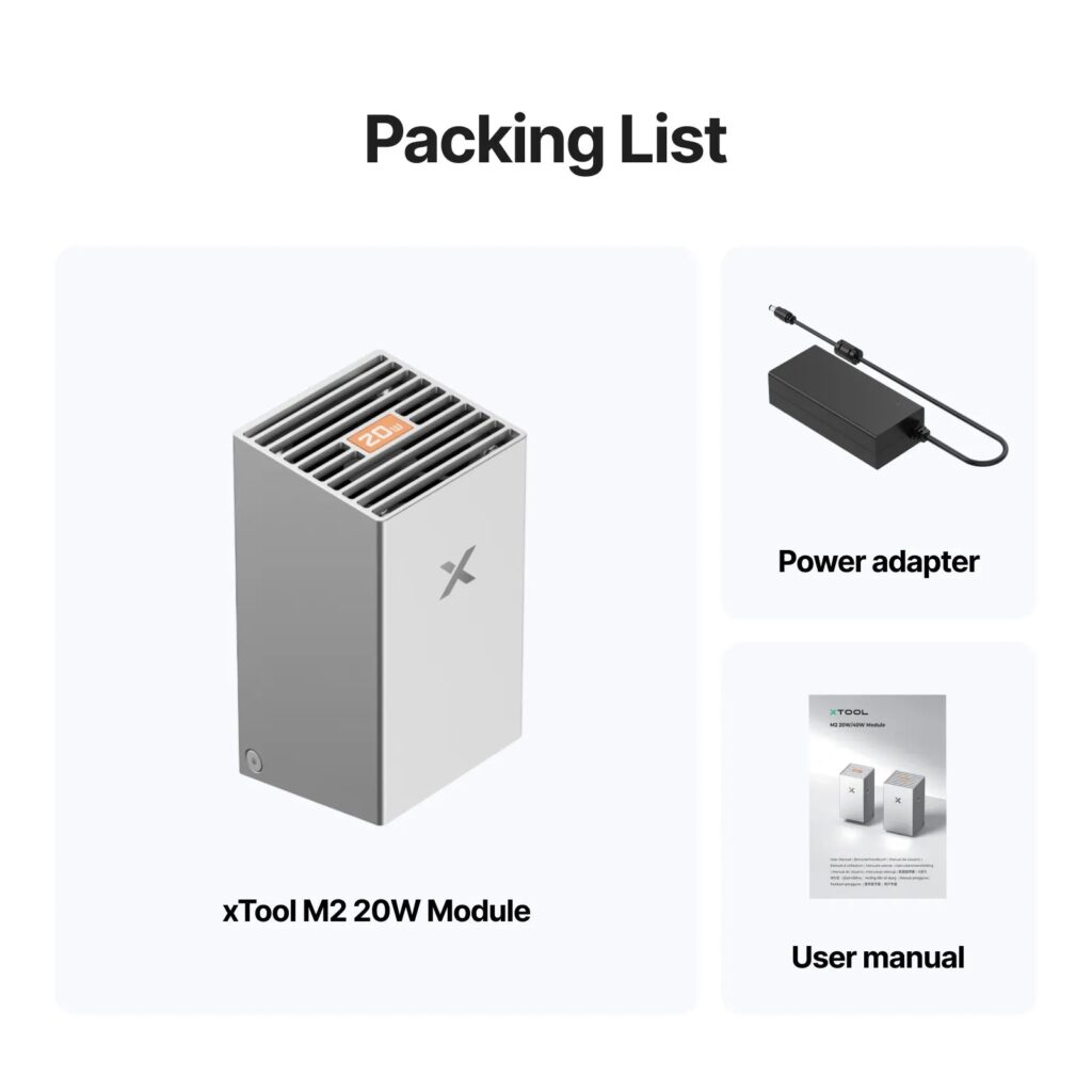 Módulo láser diodo 20W — xTool M2 — imagen 5