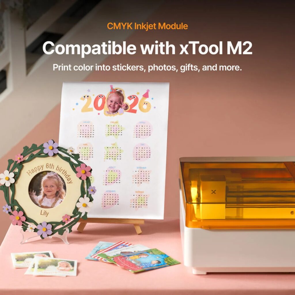 Módulo de impresión CMYK por inyección — xTool M2 — imagen 5