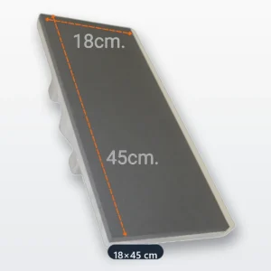 Plato intercambiable 18×45 cm para plancha Beinsen Barbados