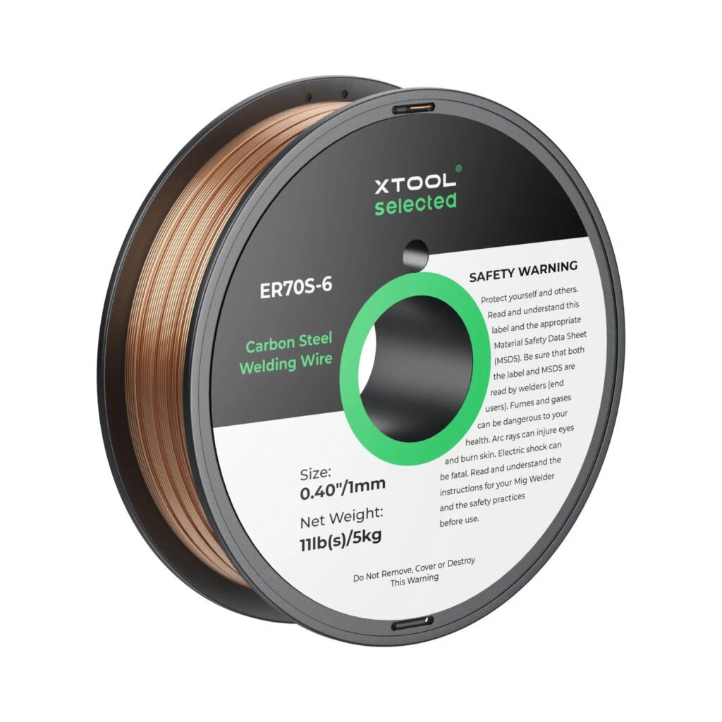 Hilo de soldadura acero ER70S-6 1 mm (5 kg) — xTool MetalFab