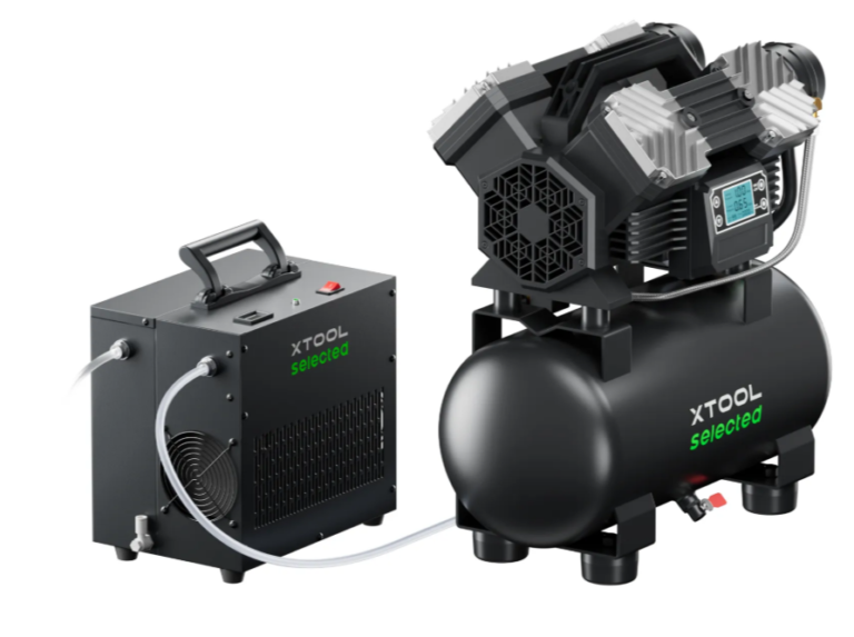Compresor de aire + secador xTool Selected — para MetalFab