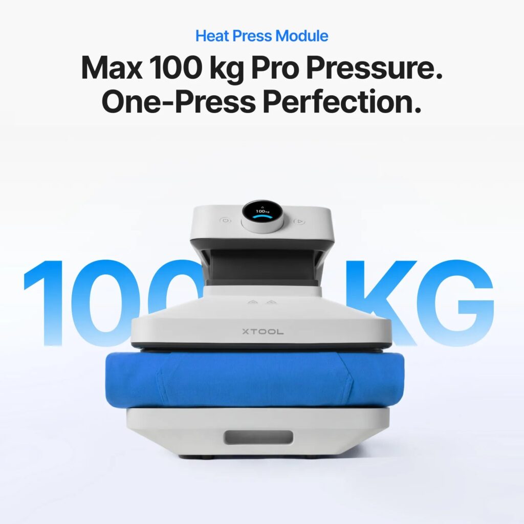 Sistema de presión automática de 100 kg de la xTool WonderPress