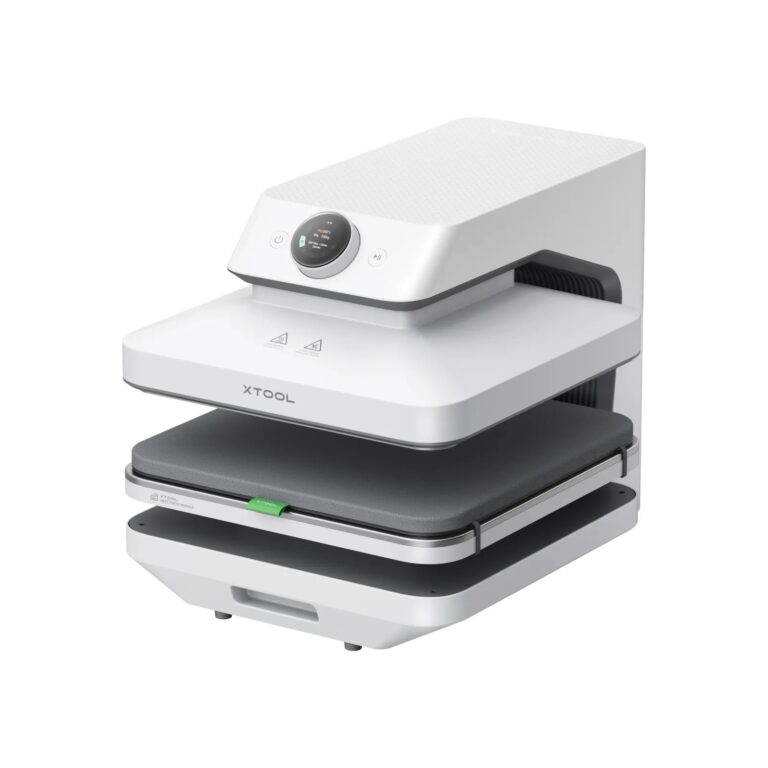 Plancha térmica xTool WonderPress — modular, presión automática 100 kg