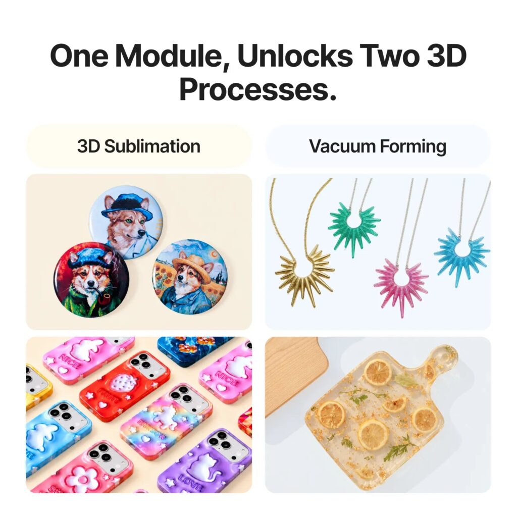 Módulo 3D Form de xTool para la plancha WonderPress (2)