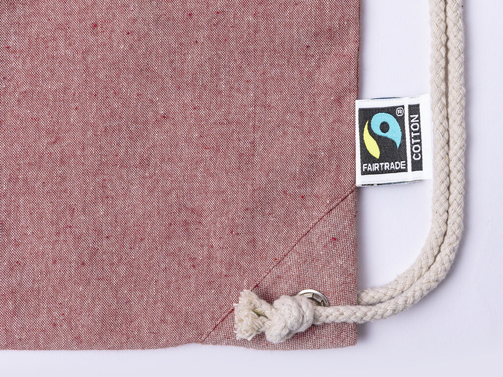 Bolsa Mochila Riak Fairtrade - detalle 1