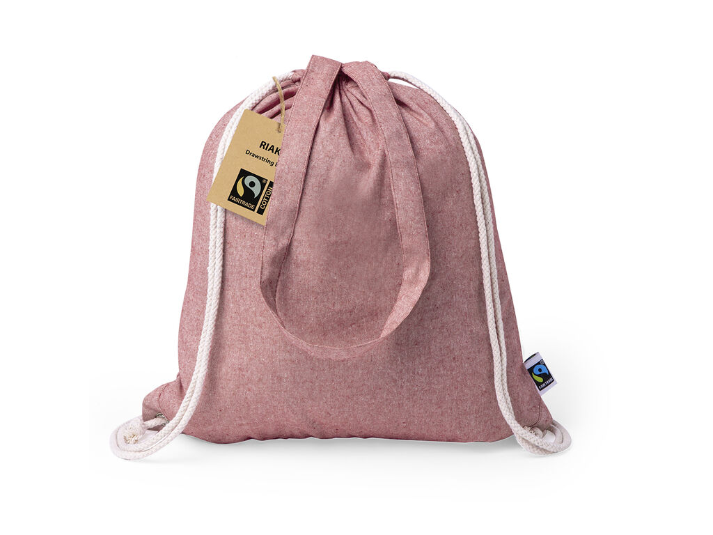 Bolsa Mochila Riak Fairtrade - detalle 2