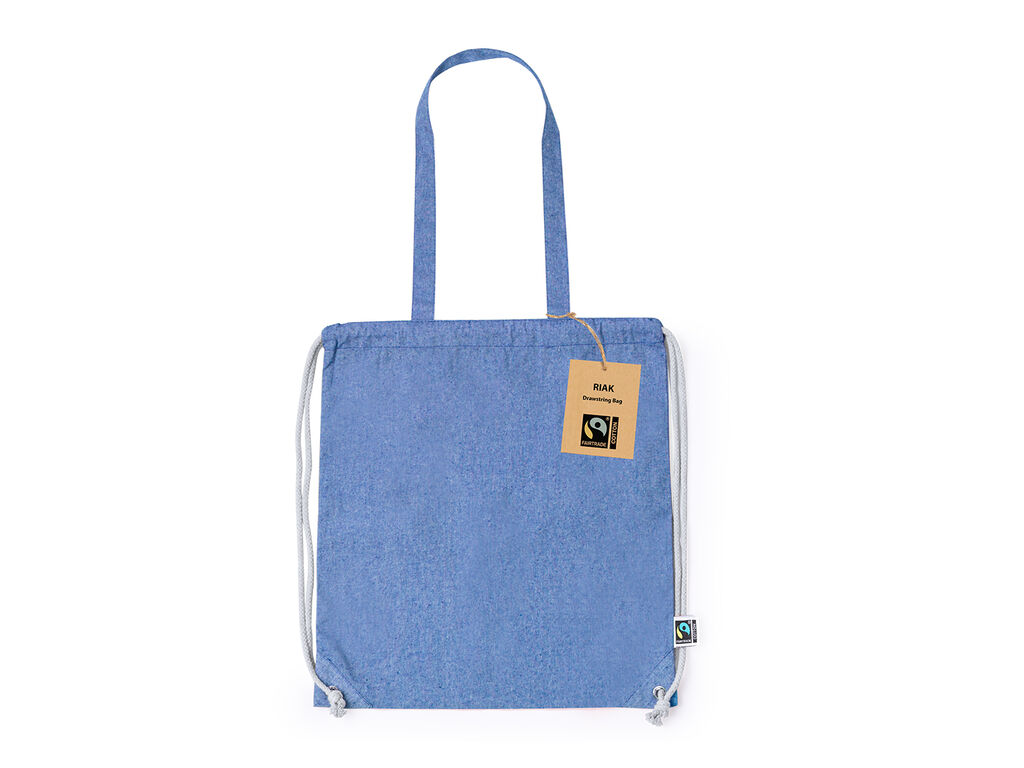Bolsa Mochila Riak Fairtrade - detalle 3
