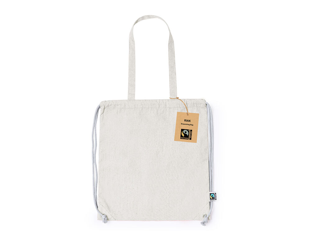 Bolsa Mochila Riak Fairtrade - detalle 4
