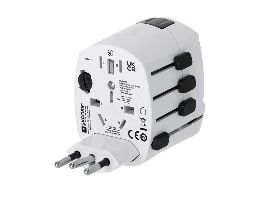 Adaptador Viaje Universal Skross PRO 3-POLE - detalle 3