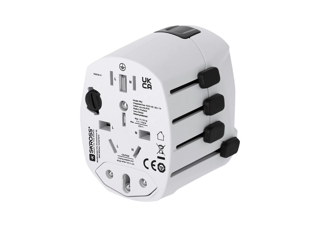Adaptador Viaje Universal Skross PRO 3-POLE - detalle 4