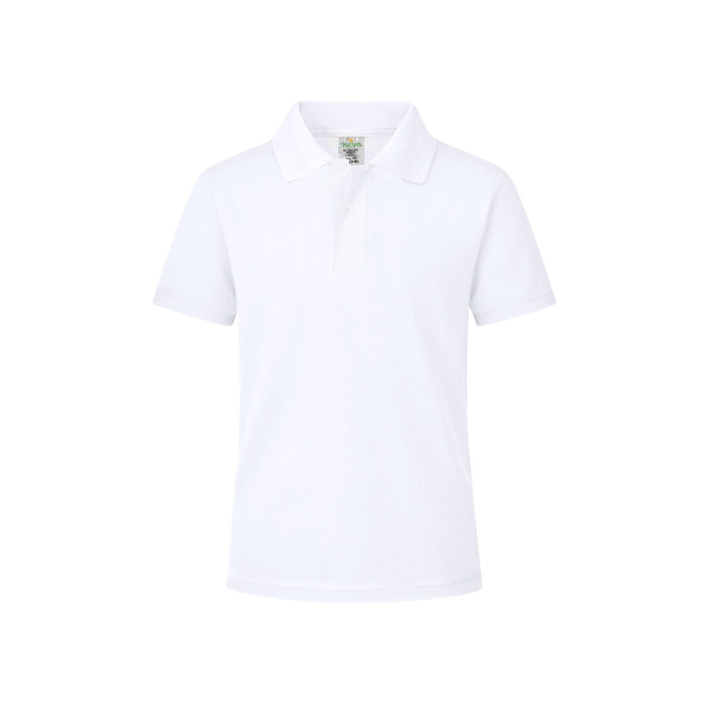Polo Niño Blanco “keya” YPS180 - detalle 1