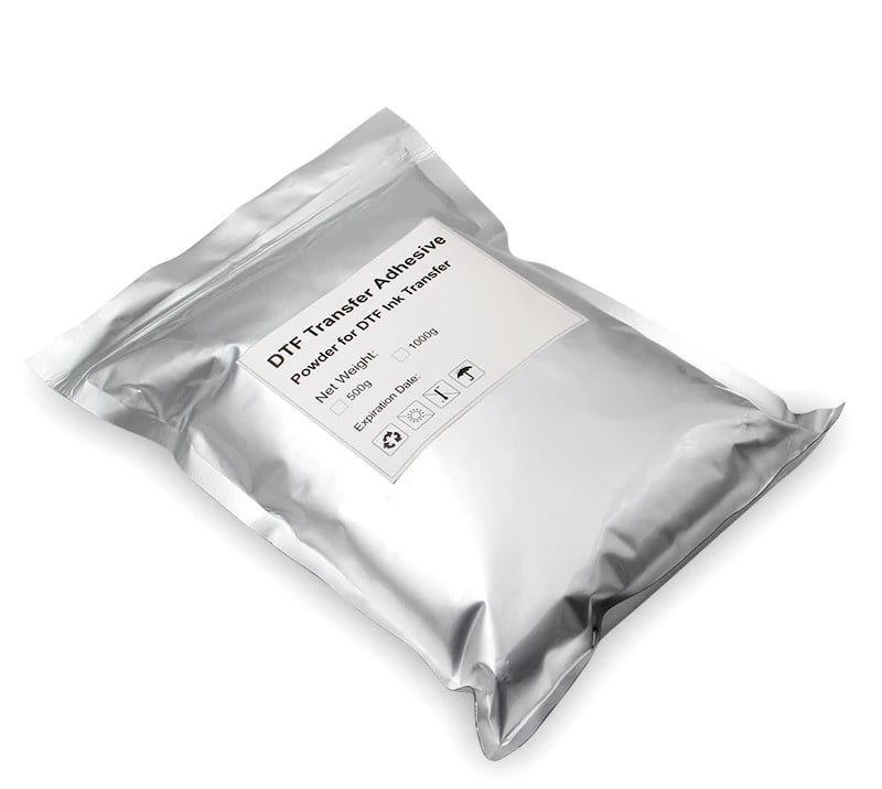 Polvo DTF TPU termoadhesivo en bolsa — adhesivo para transferencia DTF