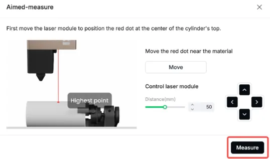 (xTool Studio) Usar el Rotary Attachment 3 (RA3) con xTool P2/P2S image.png